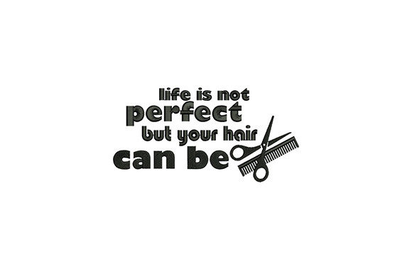 Barber Quote Embroidery Design
