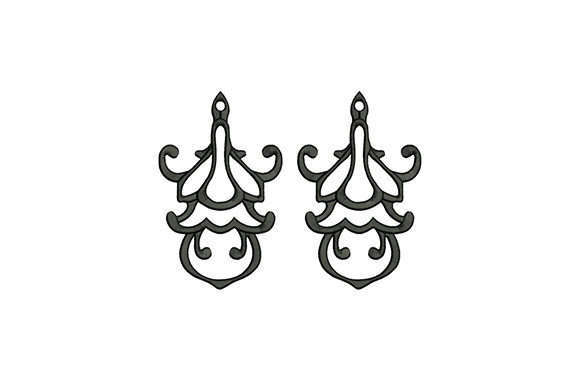 Grill Chandelier Embroidery Design