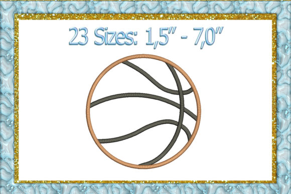Review: Basketball Applique for Sweatshirt Design