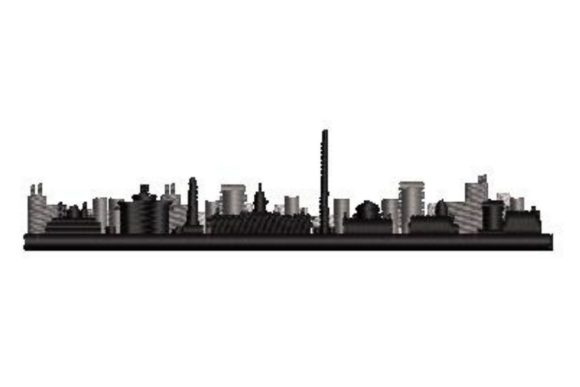 Skyline of Dublin: A Seasonal Embroidery Gem